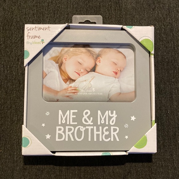 Wall Decor New Siblings Me And My Brother Picture Frame Nwt Poshmark
